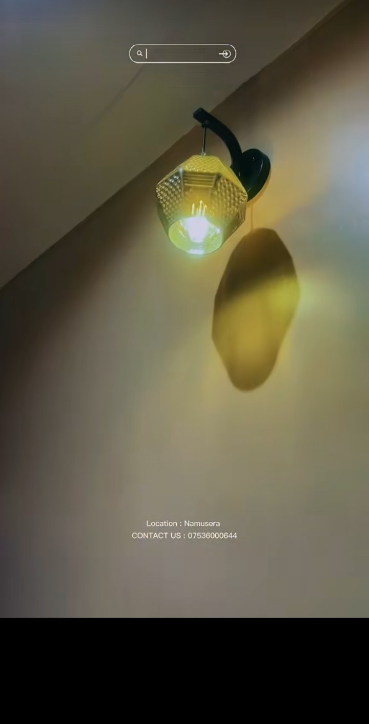 Interior wall lamp